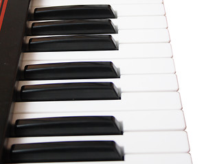 Image showing piano keys