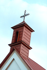 Image showing roof with a cross