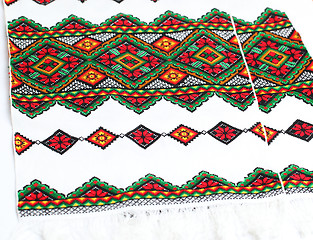 Image showing Ethnic Ukrainian Embroidery