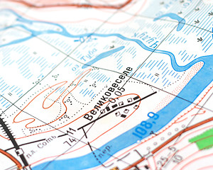 Image showing topographic map