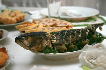Image showing Fish dish