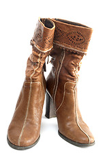 Image showing  brown boots