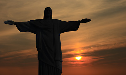 Image showing Jesus statue