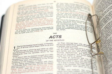 Image showing Open Bible