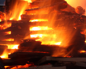 Image showing bonfire