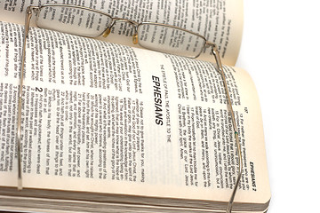 Image showing Open Bible