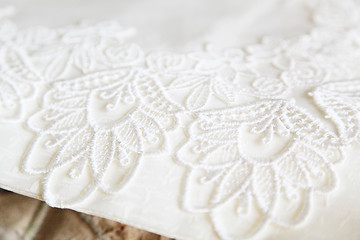 Image showing lace doily