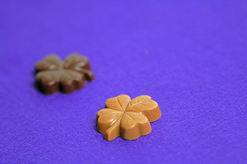 Image showing Clover chocolates still life