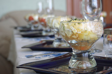 Image showing Decorated table