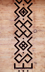 Image showing  wooden ornament