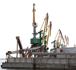 Image showing Cranes