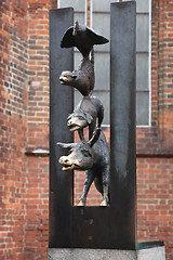 Image showing The Bremen Town Musicians statue