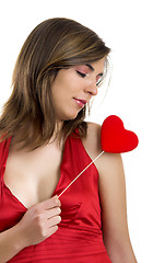 Image showing Valentine woman