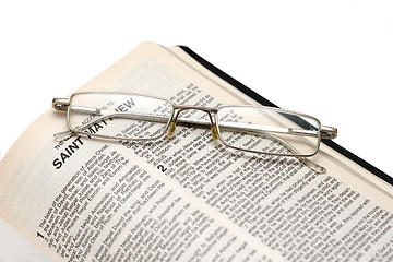 Image showing Open Bible