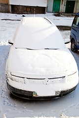 Image showing Car in snow