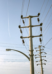 Image showing electricity pole