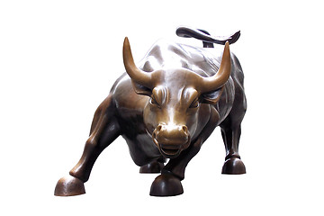 Image showing statue of a bull