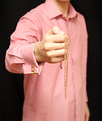 Image showing  gold chain