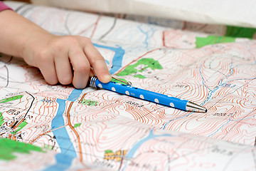 Image showing topographic map