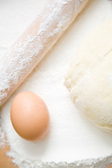 Image showing egg dough