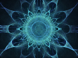 Image showing Caleidoscope fractal art