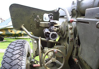 Image showing Howitzer Weapon near Museum of Artillery
