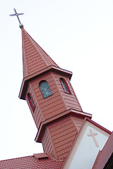 Image showing roof with a cross