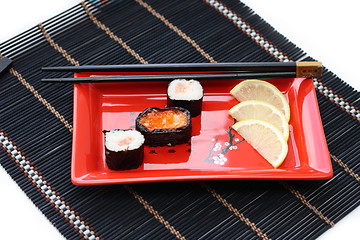 Image showing sushi sticks