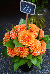 Image showing flowers for sale