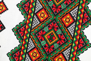 Image showing Ethnic Ukrainian Embroidery