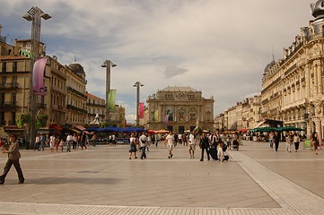 Image showing Place de la Comedie. Montpellier