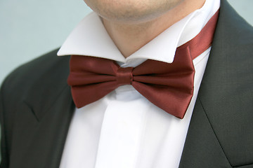 Image showing red bow