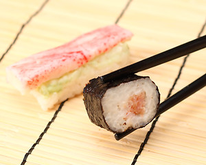 Image showing sushi