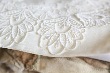 Image showing lace doily