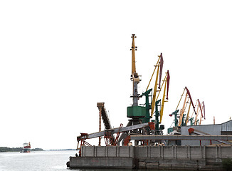 Image showing Cranes