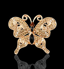 Image showing golden butterfly