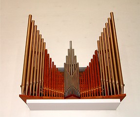 Image showing Organ pipes