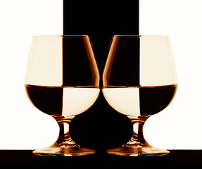 Image showing Cognac glasses