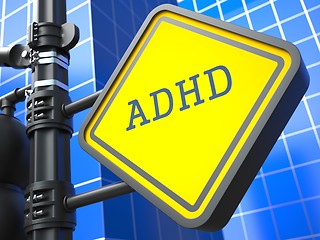 Image showing Medical Concept. ADHD Waymark.