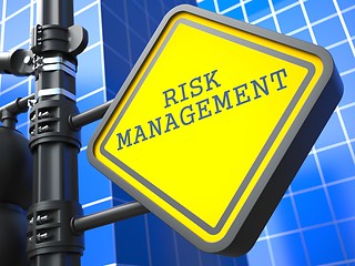 Image showing Business Concept. Risk Management Waymark.