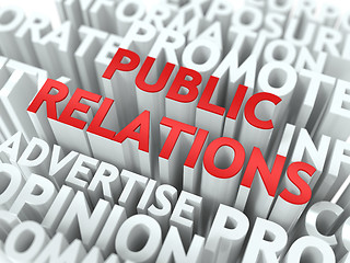 Image showing Public Relations (PR) Concept.