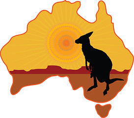 Image showing Australia Kangaroo