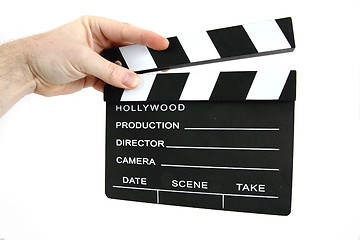 Image showing clapper board