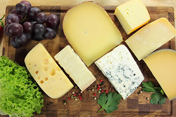 Image showing Cheeses