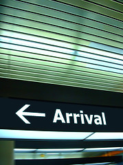 Image showing Arrival