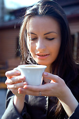 Image showing Coffee in cafe