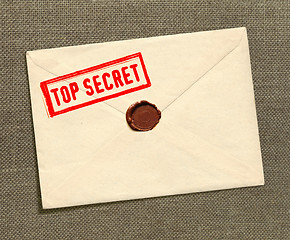 Image showing top secret envelope