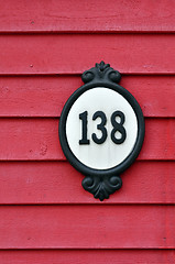 Image showing House number.