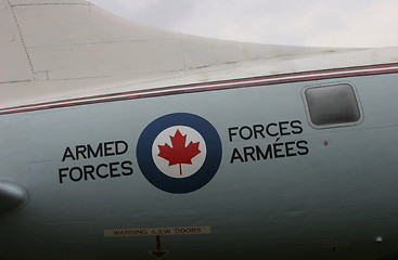 Image showing Close-up of an aircraft