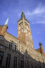 Image showing Medieval clock tower.